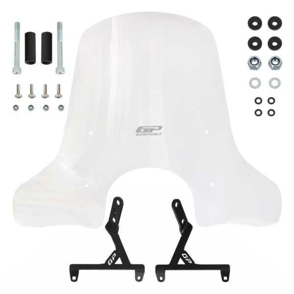 Parbriz transparent - SYM Fiddle 2024 (33 cm) de la GP Kompozit