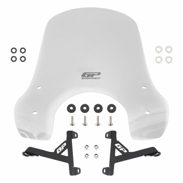 Parbriz transparent - SYM Fiddle 2024 (40 cm) de la GP Kompozit