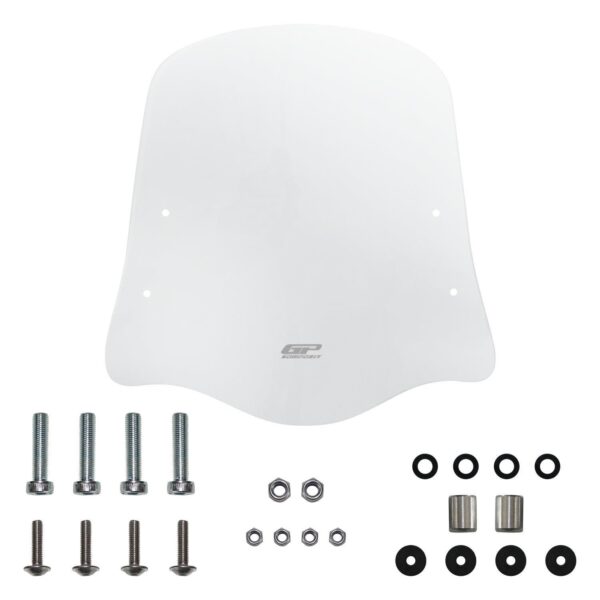 Parbriz transparent - SYM Xpro 125 2018-2023 (42 cm) de la GP Kompozit