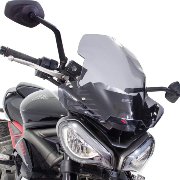 Parbriz transparent - Triumph Street Triple 765 R / 765 RS / 765 S / 660 S 2017-2019 (44 cm) de la GP Kompozit