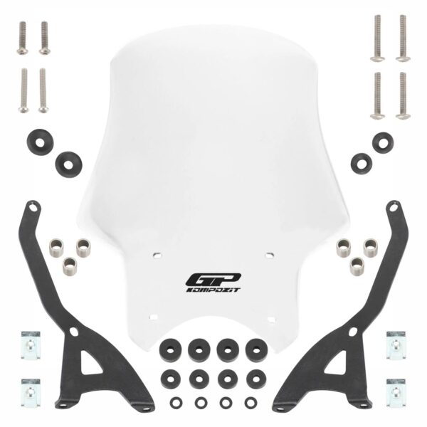 Parbriz transparent - Benelli Leoncino 250 / Leoncino 500 2019-2020 (49 cm) de la GP Kompozit