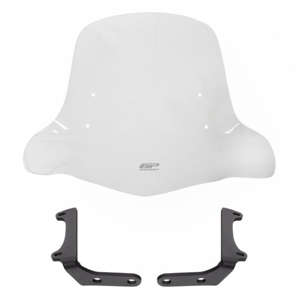 Parbriz transparent cu prinderi - SYM Orbit II 50 2022-2024 (48 cm) de la GP Kompozit