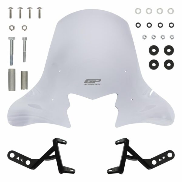 Parbriz transparent - Honda Activa 2023-2024 (48 cm) de la GP Kompozit