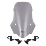 Parbriz universal cu suport fumuriu (49 cm)