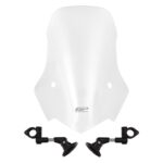 Parbriz universal cu suport transparent (49 cm)