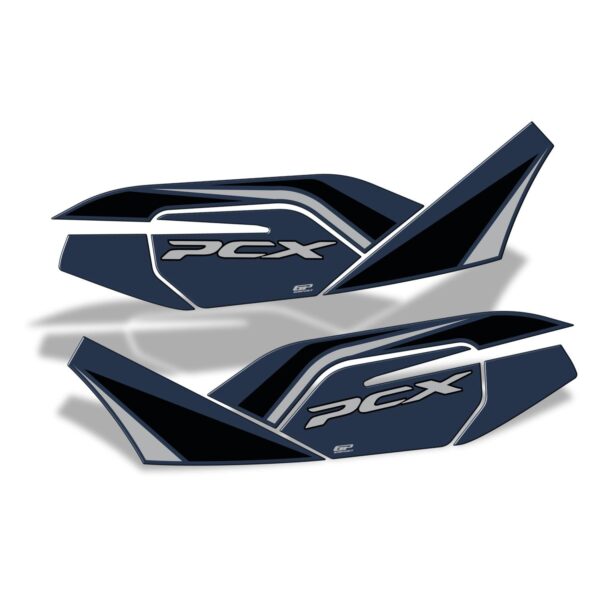 Protecție laterală inferioară rezervor (albastră) - Honda PCX 125 / PCX 150 2021-2024 de la GP Kompozit