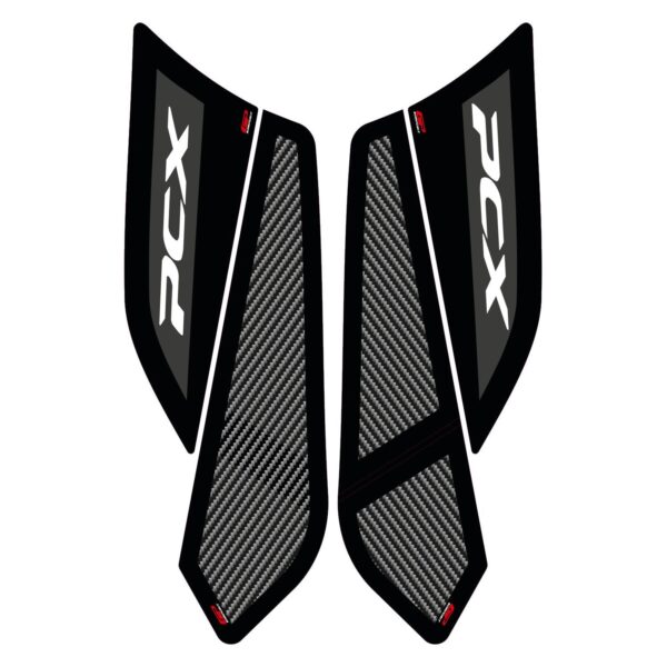 Protecție laterală inferioară rezervor (neagră) - Honda PCX 125 / PCX 150 2018-2020 de la GP Kompozit