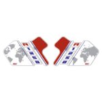 Protecție laterală rezervor (albă) - BMW R 1250 GS / R 1250 GS ADV 2018-2023