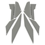 Protecție laterală rezervor inferioară (gri) - Honda Forza 250 / Forza 300 / Forza 350 / NSS300 / NSS350 2018-2024