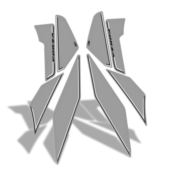 Protecție laterală rezervor inferioară (gri) Nardo - Honda Forza 250 Forza 300 Forza 350 / NSS300 NSS350 2018-2024 de la GP Kompozit