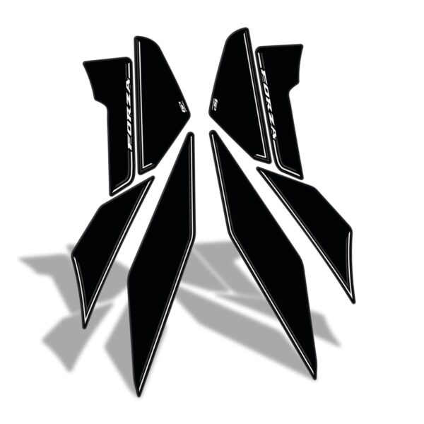 Protecție laterală rezervor inferioară (neagră) - Honda Forza 250 / Forza 300 / Forza 350 / NSS300 NSS350 2018-2024 de la GP Kompozit