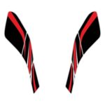 Protecție laterală rezervor (roșie) - Honda PCX 125 / PCX 150 2021-2024