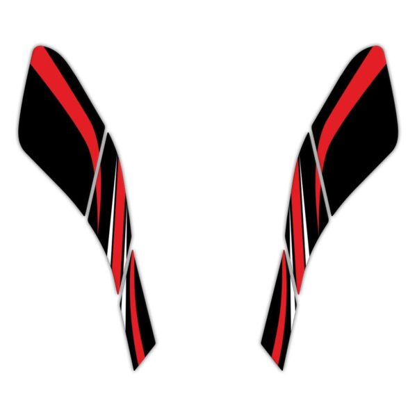 Protecție laterală rezervor (roșie) - Honda PCX 125 / PCX 150 2021-2024 de la GP Kompozit