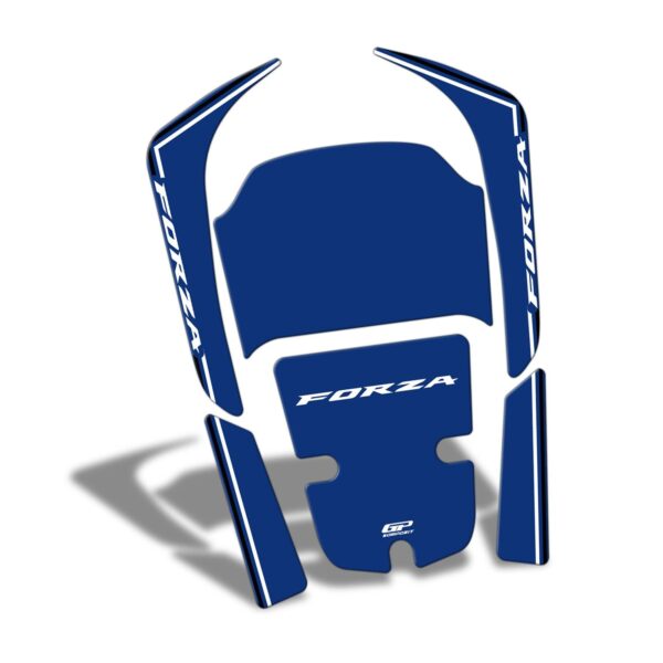 Protecție rezervor (albastră) - Honda Forza 250 / Forza 300 / Forza 350 / NSS300 / NSS350 2018-2024 de la GP Kompozit