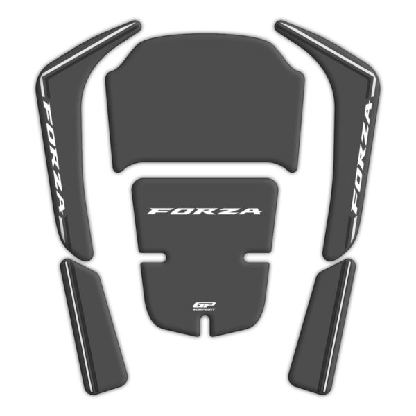 Protecție rezervor (gri) - Honda Forza 250 / Forza 300 / Forza 350 / NSS300 / NSS350 2018-2024 de la GP Kompozit