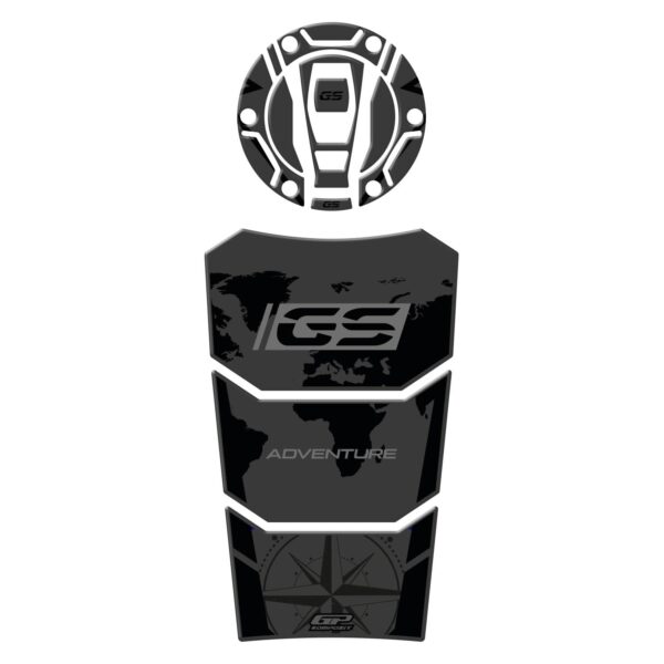 Protecție rezervor (neagră) - BMW R 1200 GS / R 1250 GS ADV 2013-2023 de la GP Kompozit