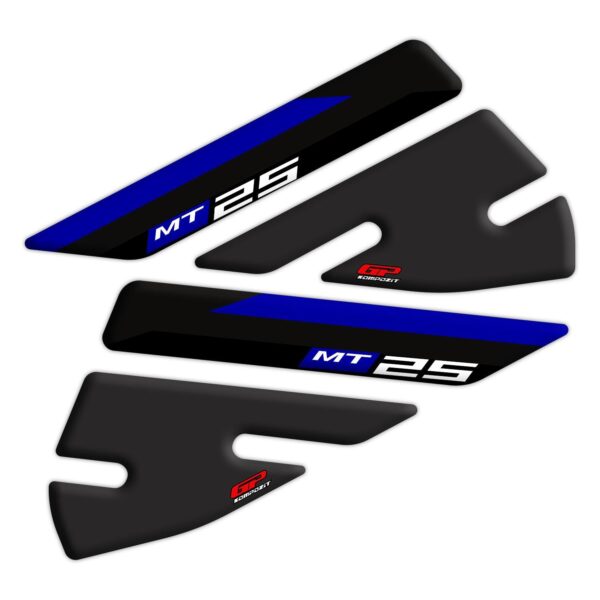 Protecție rezervor (negru)-bleumarin - Yamaha MT-25 2015-2019 de la GP Kompozit