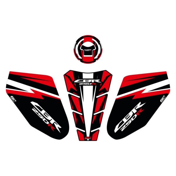 Protecție rezervor (roșu) - Honda CBR 250 2011-2012 de la GP Kompozit