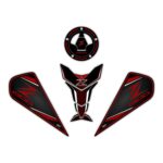 Protecție rezervor (roșu) - Kawasaki Z800 2013-2018