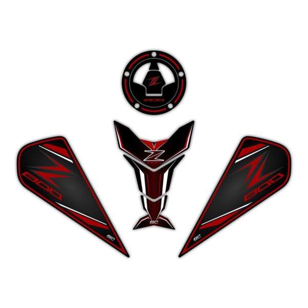 Protecție rezervor (roșu) - Kawasaki Z800 2013-2018 de la GP Kompozit