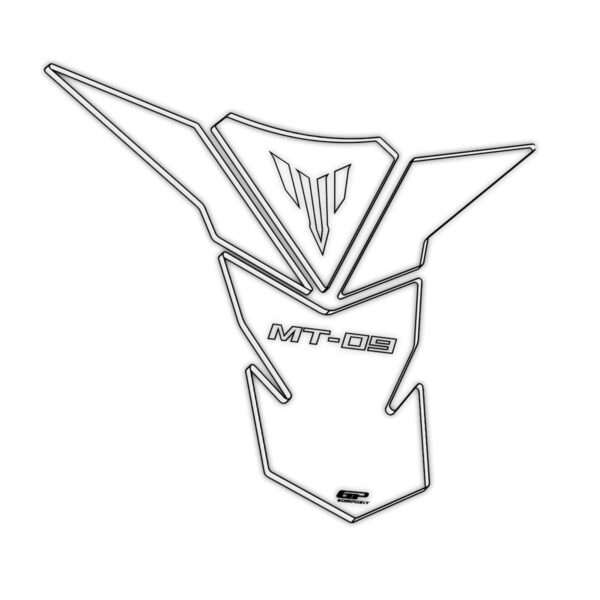 Protecție rezervor transparentă - Yamaha MT-09 2013-2020 de la GP Kompozit