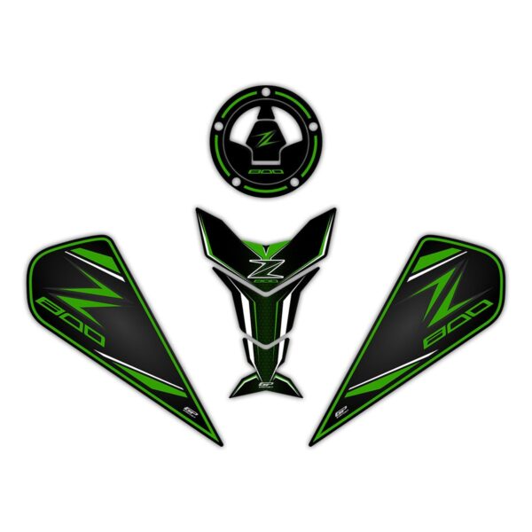Protecție rezervor verde - Kawasaki Z800 2013-2018 de la GP Kompozit