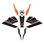 Set complet protecție rezervor portocaliu - CFMOTO 250 NK / 300 NK 2023-2024