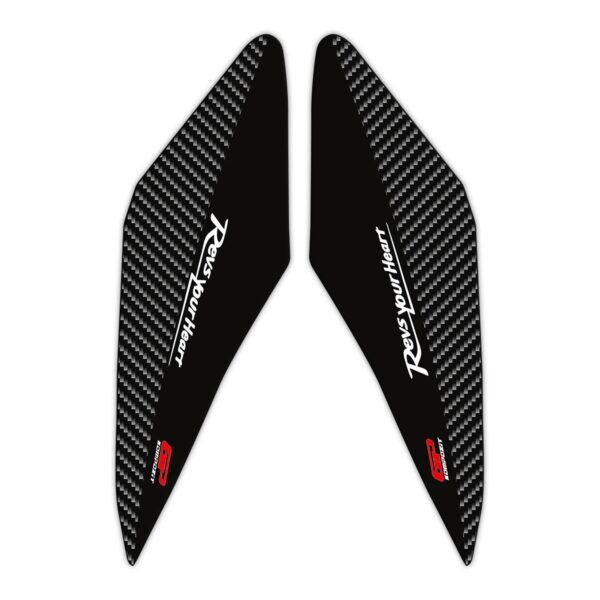 Set protecție carenaj rezervor (negru-carbon) - Yamaha XMAX 2018-2022 de la GP Kompozit