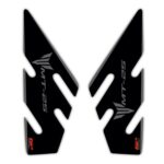 Set protecție laterală rezervor (gri)-negru - Yamaha MT-25 / MT-03 Universal