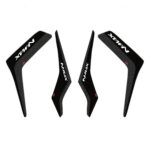 Set protecție laterală rezervor (neagră-carbon) - Yamaha NMAX 125 / NMAX 155 2015-2020
