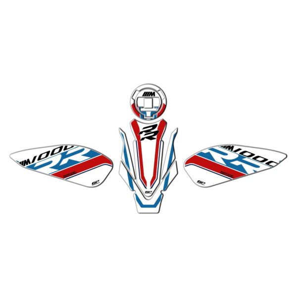 Set protecție rezervor (alb) - BMW M 1000 RR 2021-2024 de la GP Kompozit