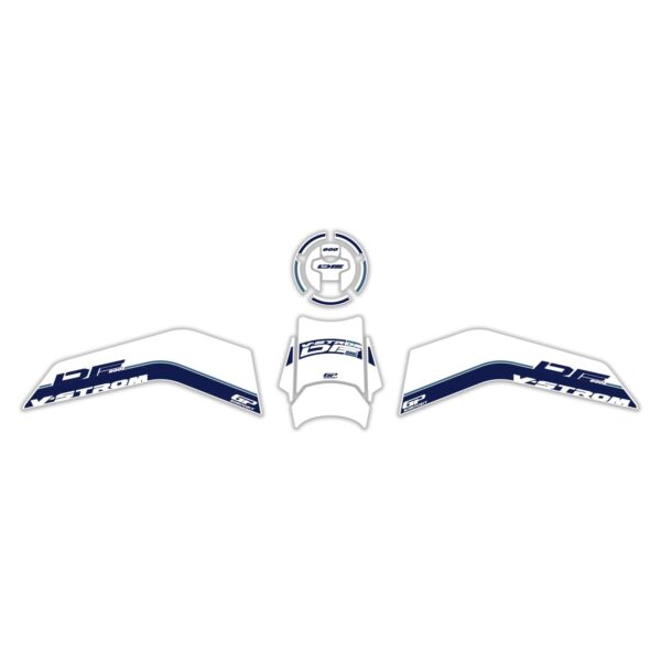 Set protecție rezervor (alb) - Suzuki V-Strom 800DE 2023-2024 de la GP Kompozit