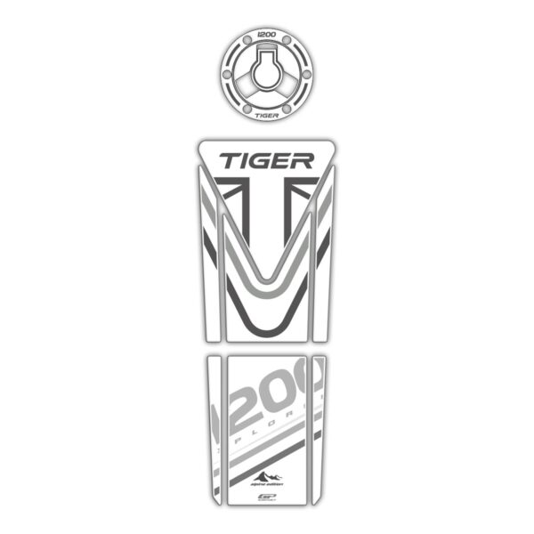 Set protecție rezervor (alb) - Triumph Tiger 1200 2014-2016 de la GP Kompozit