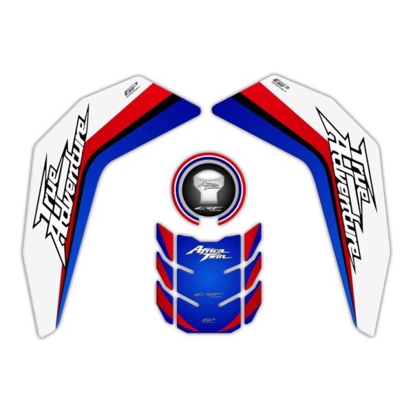 Set protecție rezervor (albastru) - Honda Africa Twin CRF1000L Adventure 2016-2019 de la GP Kompozit
