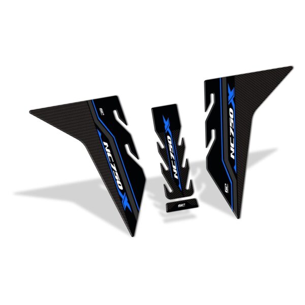 Set protecție rezervor (albastru) - Honda NC 750X 2021-2024 de la GP Kompozit