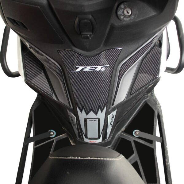 Set protecție rezervor (albastru) - SYM Jet 14 2017-2024 de la GP Kompozit