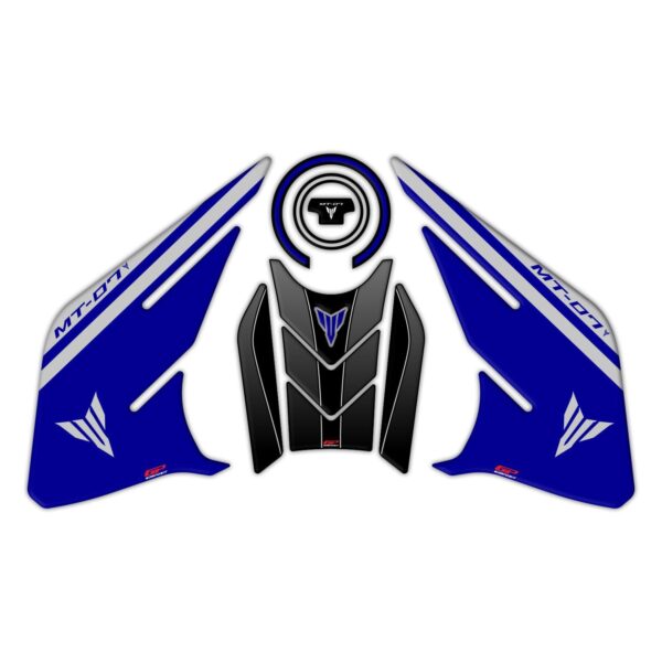 Set protecție rezervor (albastru) - Yamaha MT-07 2021-2023 de la GP Kompozit