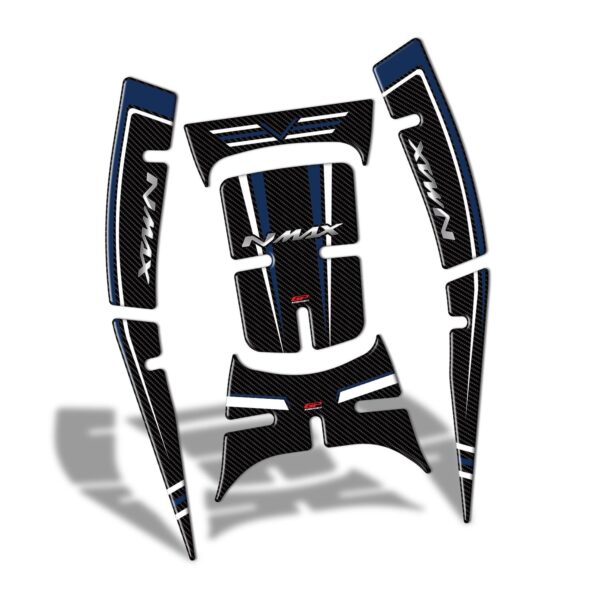 Set protecție rezervor (albastru) - Yamaha NMAX 125 / NMAX 155 2021-2024 de la GP Kompozit