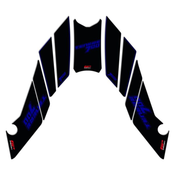 Set protecție rezervor (albastru) - Yamaha Tenere 700 XTZ690 2019-2023 de la GP Kompozit