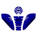 Set protecție rezervor (albastru) - Yamaha YZF R7 2021-2023