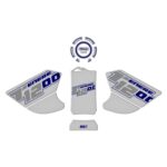 Set protecție rezervor (albastru)-gri - Yamaha Tenere 1200 2011-2020