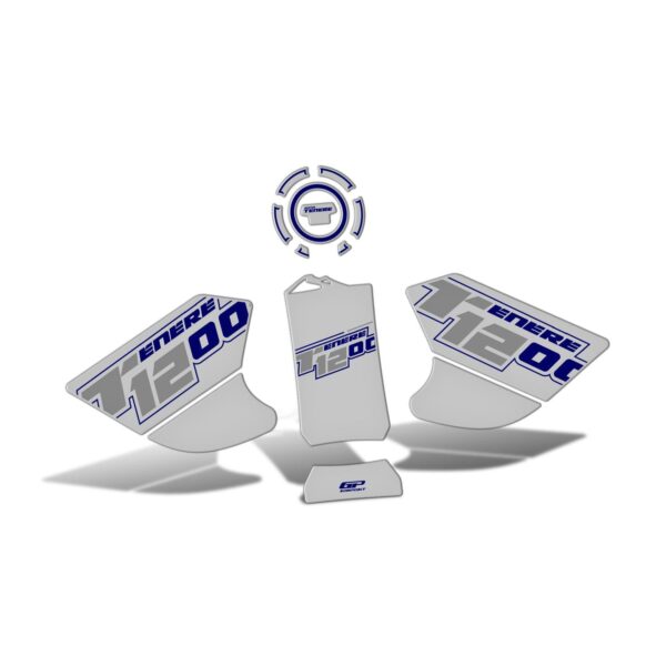 Set protecție rezervor (albastru)-gri - Yamaha Tenere 1200 2011-2020 de la GP Kompozit