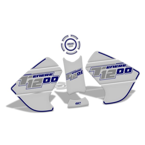 Set protecție rezervor (albastru)-gri - Yamaha Tenere 1200 2011-2020 de la GP Kompozit