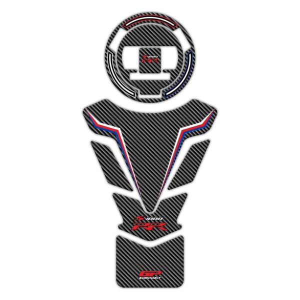 Set protecție rezervor (albastru)-roșu - BMW S 1000 RR 2015-2018 de la GP Kompozit