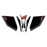 Set protecție rezervor cu dungi alb-negru - BMW F 900 XR 2021-2023