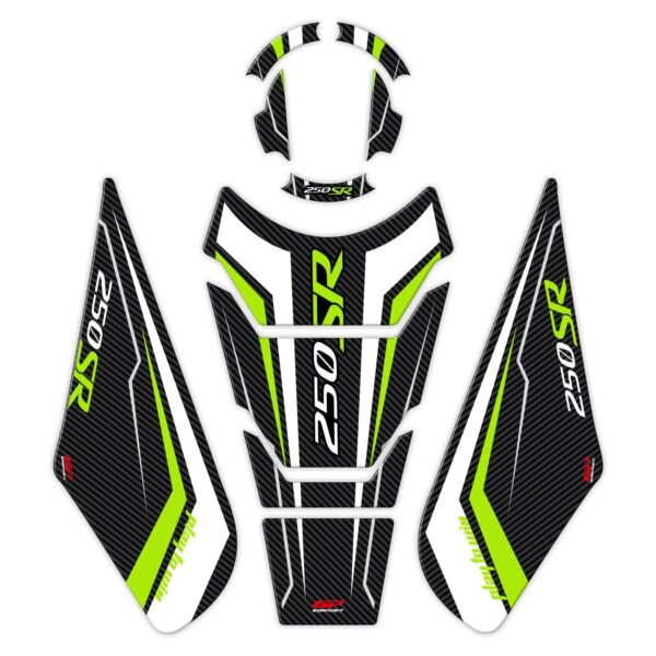 Set protecție rezervor (galben) - CFMOTO 250 SR / 300 SR 2020-2024 de la GP Kompozit