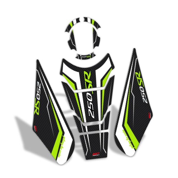 Set protecție rezervor (galben) - CFMOTO 250 SR / 300 SR 2020-2024 de la GP Kompozit