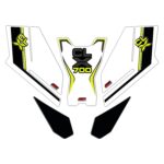 Set protecție rezervor (galben) - CFMOTO 700 CL-X 2022-2023