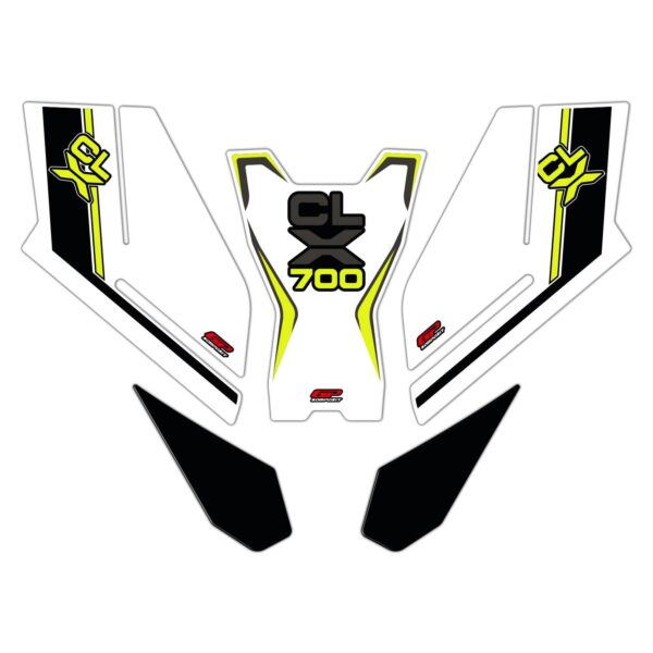 Set protecție rezervor (galben) - CFMOTO 700 CL-X 2022-2023 de la GP Kompozit