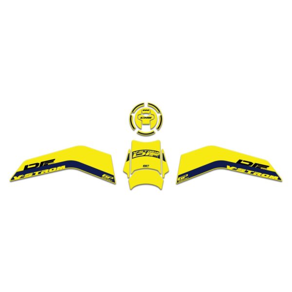 Set protecție rezervor (galben) - Suzuki V-Strom 800DE 2023-2024 de la GP Kompozit